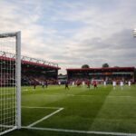 Bournemouth's vitality stadium with just one goal visible and no writing on the stands